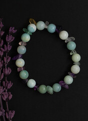 necklace, beads, food, pearl, jewelry, bead, isolated, stone, decoration, yellow, healthy, gold, fashion, bracelet, object, pearls, closeup, rosary, christmas, black, jewelery, green, bracelet, wristb