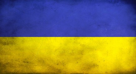 ukraine flag background dirty 3d illustration