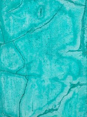 The concrete floor has cracks that are beautiful and unique.