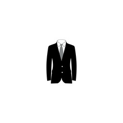 office suit clothes icon.