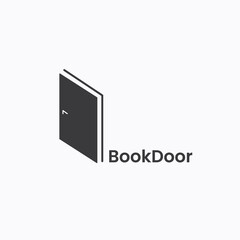 book door logo design