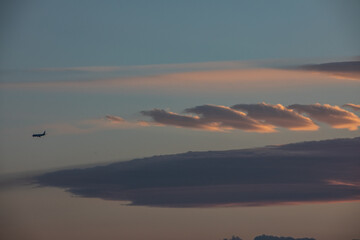 Obraz na płótnie Canvas 不思議な形の雲
