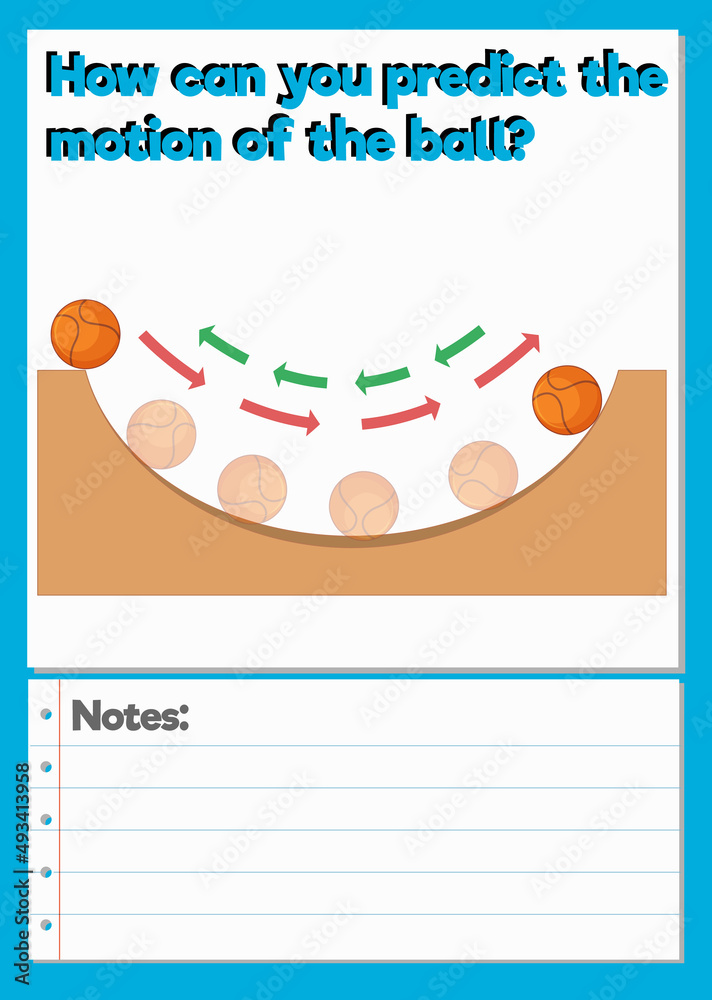 Wall mural science experiment log worksheet