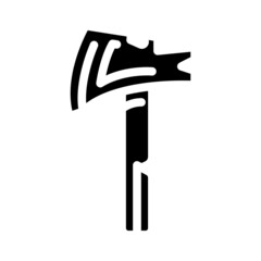 ax multitool glyph icon vector. ax multitool sign. isolated contour symbol black illustration