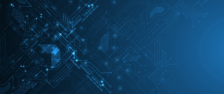 Technology data background, idea of global business solution