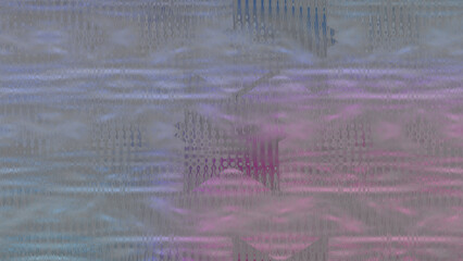 Abstract wavy iridescent background image.
