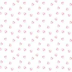 seamless pattern background with hearts