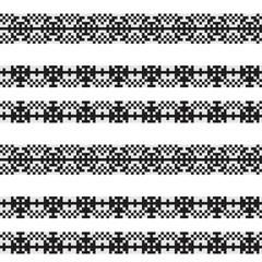 Snowflakes Fair Isle Seamless Pattern Design