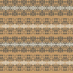 Snowflakes Fair Isle Seamless Pattern Design