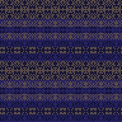 Snowflakes Fair Isle Seamless Pattern Design