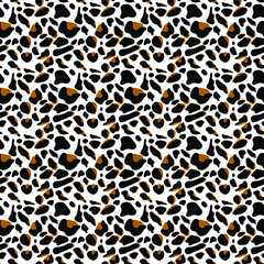 Seamless pattern leopard