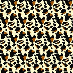 Seamless pattern leopard