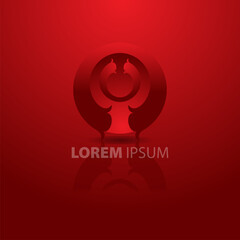 Creative circle Logo Icon Design Template Elements. Abstract Gradient circle Logo.