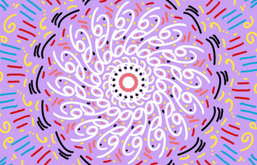 abstract background with circles