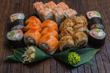 Japanese sushi fastfood- asian traditional snack