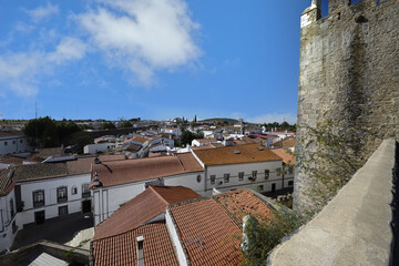 Obraz premium View over red Serpa roofs, Alentejo, Portugal
