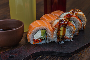 Japanese sushi fastfood- asian traditional snack