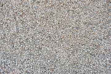 Gray pebble stones abstract background. Many grunge stones, construction rocks texture. top view