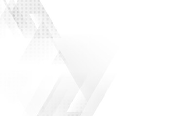 Abstract white and gray color, modern design background with geometric shape. Vector illustration.	