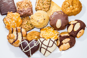 Heart shaped biscuits