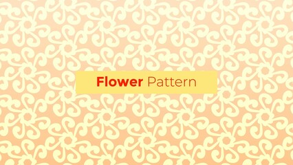 circular abstract flower pattern