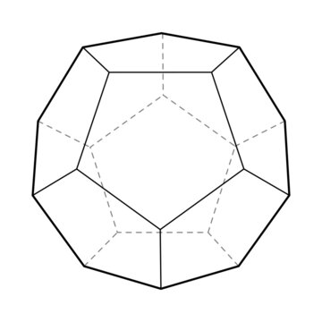 Pentagonal Dodecahedron Stereometric Composition