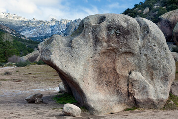Risco de El Cerdito en La Pedriza. Madrid. España.