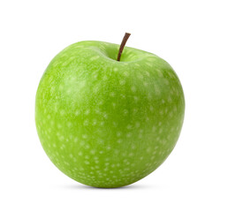 Green apples isolated on a white background