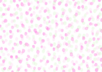 レトロ　水玉　水彩　背景