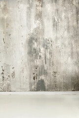 Background image of a grunge grey wall, skirting and floor