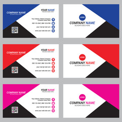 Business Card Design - Minimal Business Card - Vector EPS