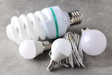 Concept of electrician or electrical tools, close up