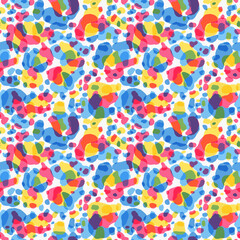 Obraz premium Seamless abstract pattern art. Texture with Hand Painted Crossing Brush Strokes for Print. Modern graphics.