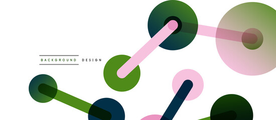 Network concept abstract background. Dots connection. Big data idea. Business template for wallpaper, banner, background or landing