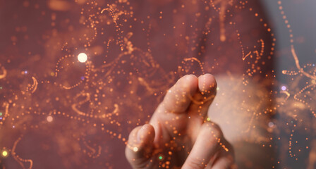 Global digital connections with technology