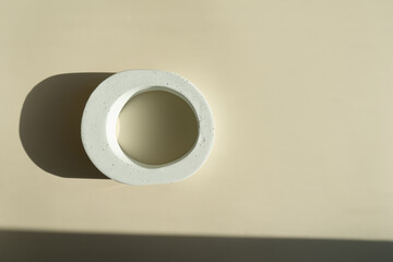 geometric shape with hard shadows