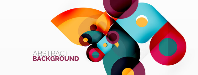 Colorful geometric pattern, minimal abstract background for wallpaper, banner, presentation