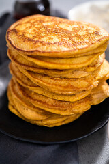 Pumpkin pancakes