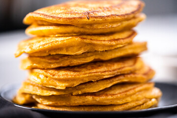 Pumpkin pancakes