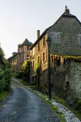 Le Faubourg de Conques, Aveyron, Occitanie, France