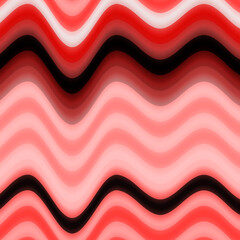 Abstract Colorful Blurred Wavy Stripes Hologram Look Seamless Pattern Trendy Fashion Colors