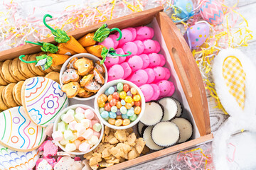 Easter charcuterie board