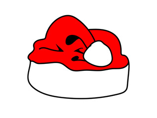 Christmas hat on isolate background