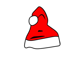 Christmas hat on isolate background