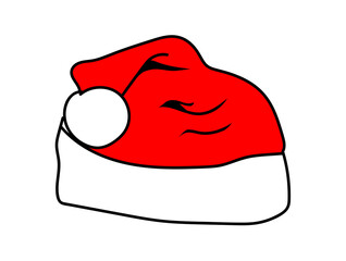 Christmas hat on isolate background