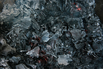 Śmieci, spalanie węgla - obrazy, fototapety, plakaty