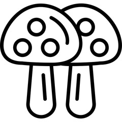 Obraz premium Mushroom Icon