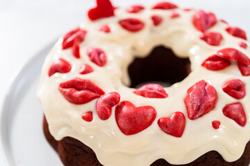 Red velvet bundt cake