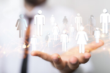 Global network. Blockchain. 3D illustration. Neural networks and artificial intelligence. Abstract