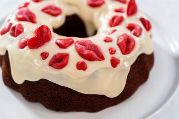 Red velvet bundt cake